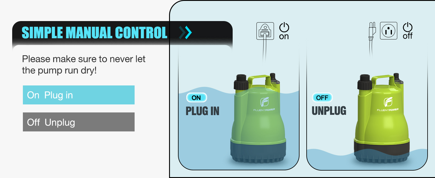 submersible water pump