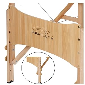 Precision crafted, hardwood frame, sturdy reinforced steel cables, holds 450 lbs., no slip feet