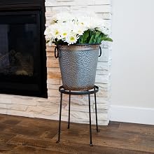 Achla Designs wrought iron plant stands metal set indoor outdoor
