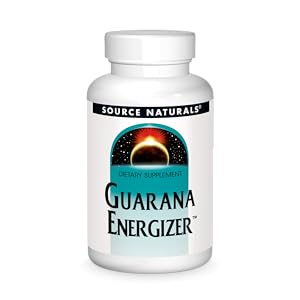 Bottle of Source Naturals Guarana Energizer