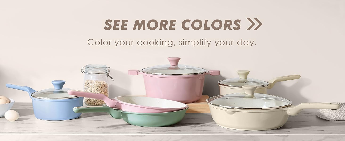 colorful cookware