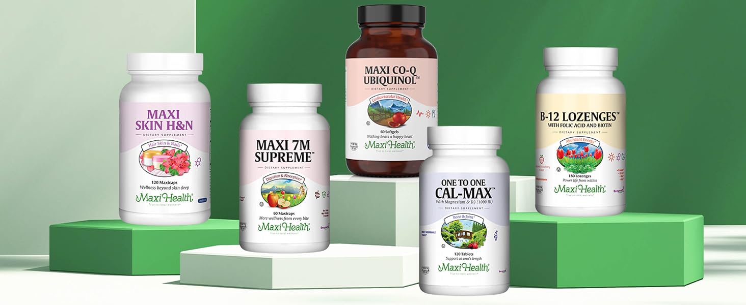maxi health collection premium supplement vitamins for adults children men women