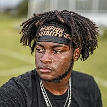 championship mentality headband on male