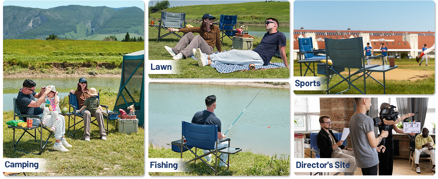 camping, lawn, fishing, sports, director