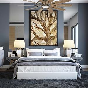 Minka-Aire, 64", Barn, F864L-HBZ, Heirloom Bronze, Ceiling Fan, Bond, Smart Fan, LED
