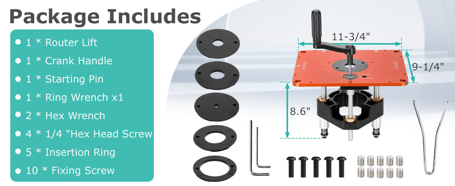 Router lifts