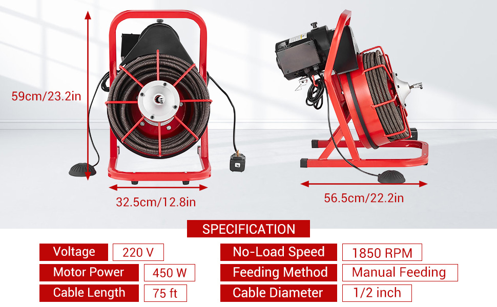 Drain Cleaner Machine