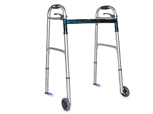 Sneaker Glides on a Walker