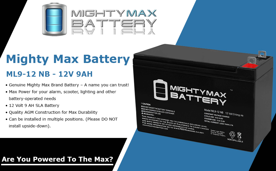 replacement battery rechargeable battery 12 v 9 ah battery f1 terminal battery maintenance free