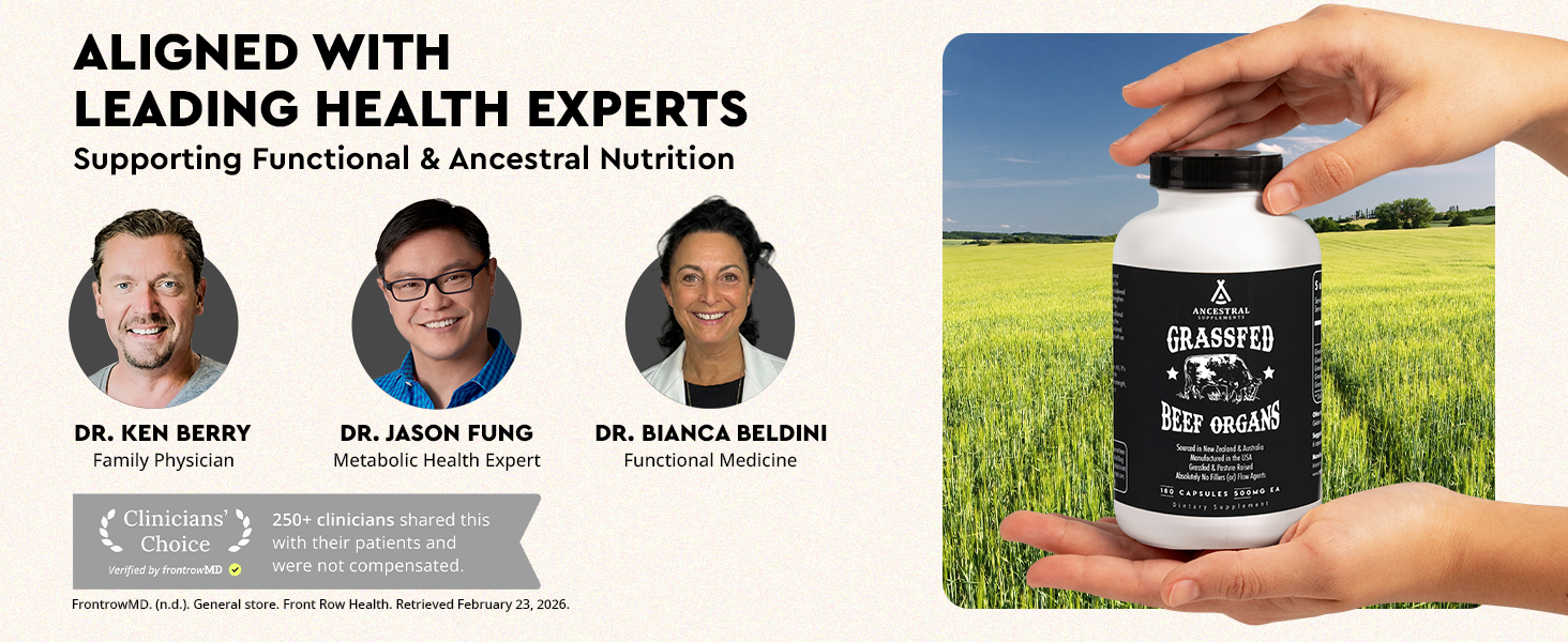Aligned with leading health experts