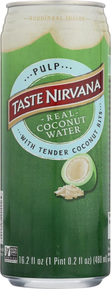 Taste Nirvana Real Coconut Water with Pulp -- 16 fl oz - 2 pc