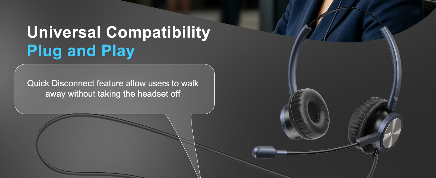 telephone headsets for office phones