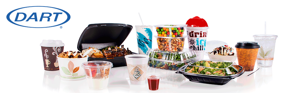 Dart Container, containers, cups, lids, stirrers