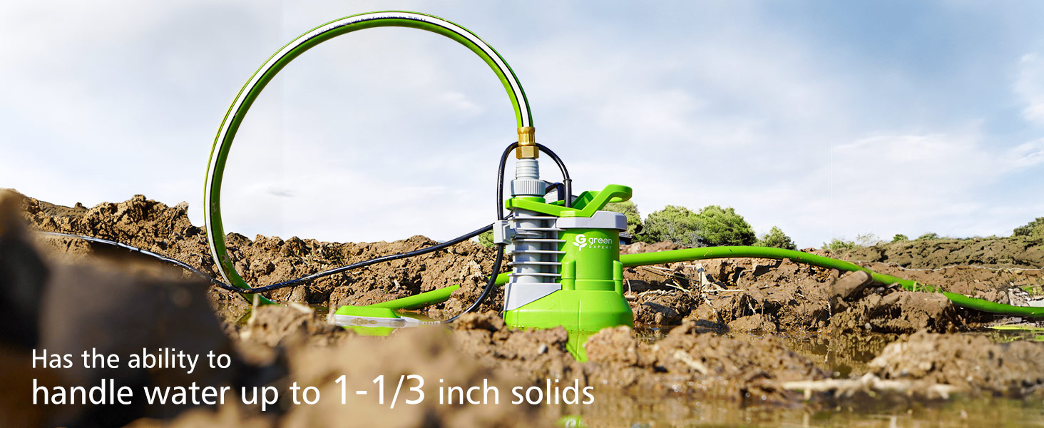 Ideal for transferring or draining both clean&amp;dirty water from any enclosing environment