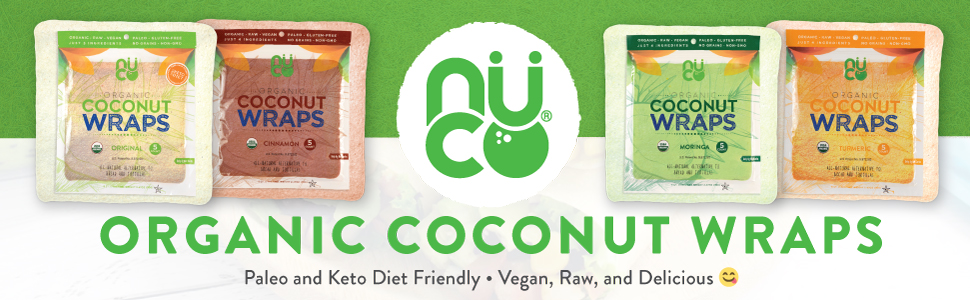 NUCO Organic Coconut Wraps