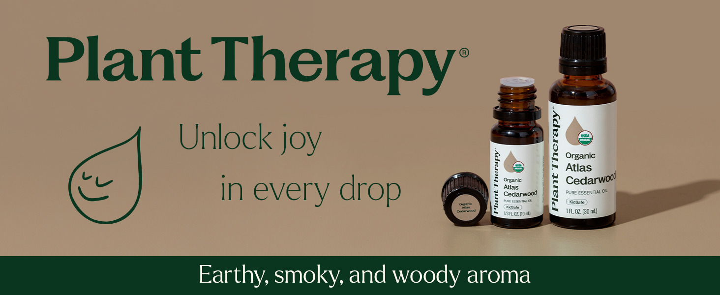 Organic Atlas Cedarwood pure essential oil