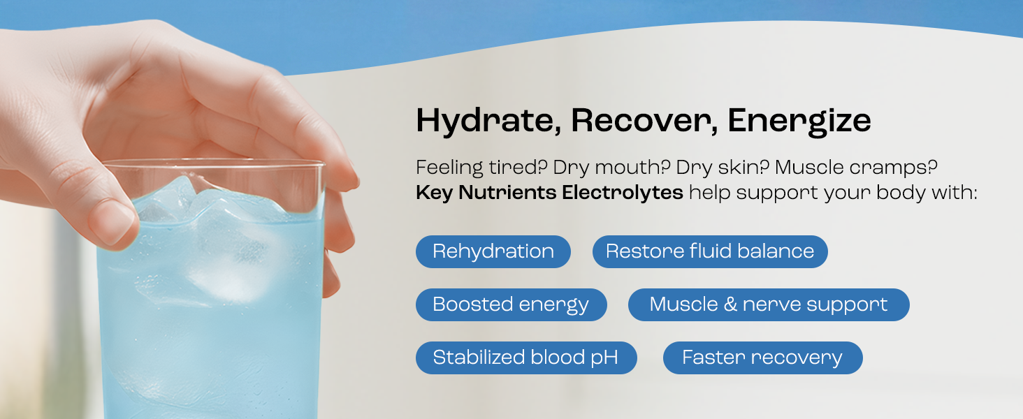 Electrolytes powder benefits hydrate recover energize