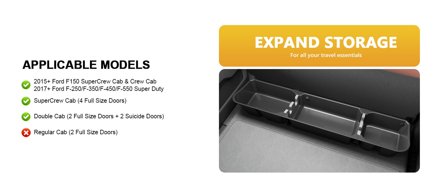 Under Seat Storage Boxes