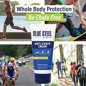 Blue Steel Sports Anti Chafe Cream For Any Sport