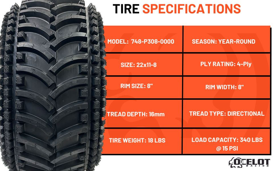 P308 ATV tire