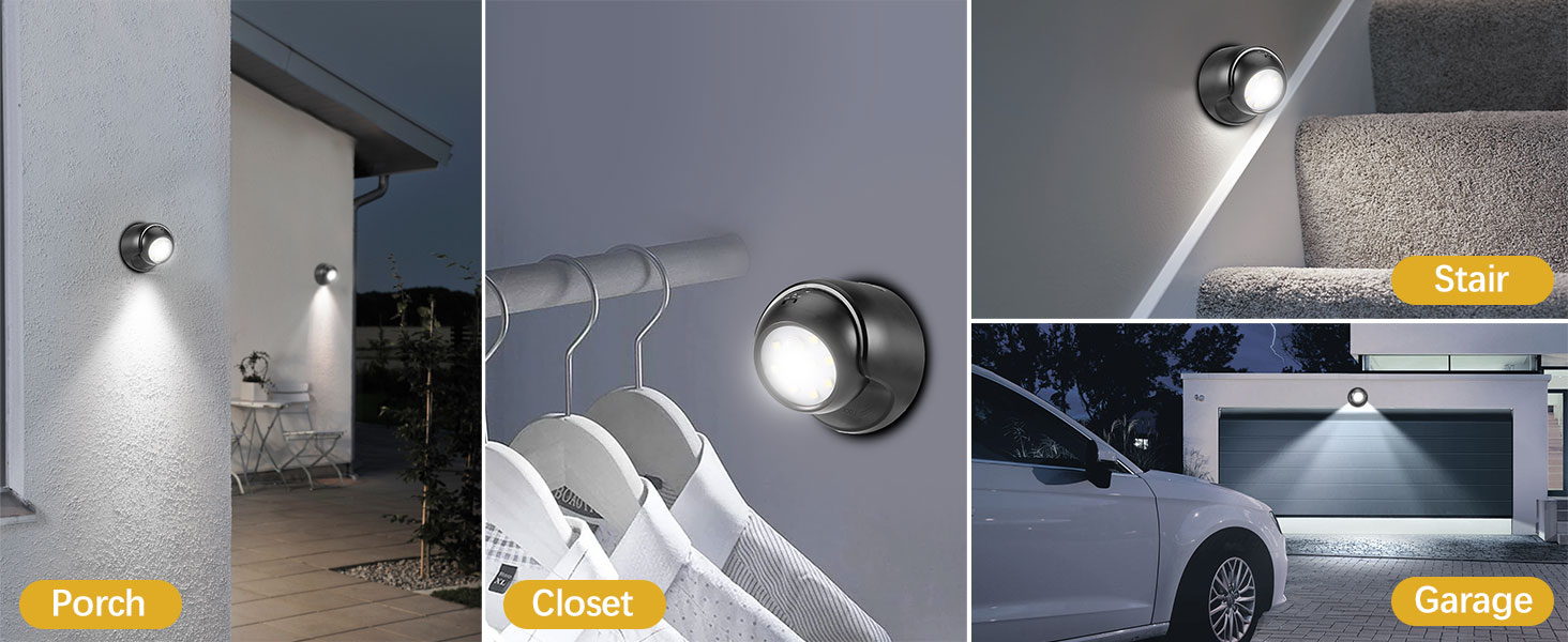 closet lights motion sensored
