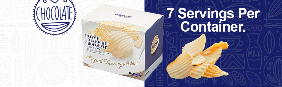 ROYCE' Chocolates Potatochip Chocolate Fromage Blanc 7 servings per container