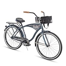 cruiser bike, huffy bike , panama jack bike, 26 inch bike, bike with basket , wicker basket , beach