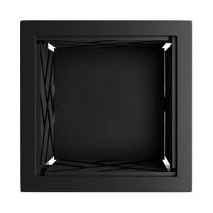 Pure Garden Lattice Design Planter Box, Black