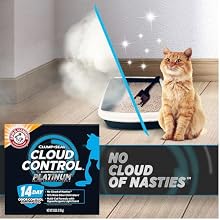 Cloud control cat litter