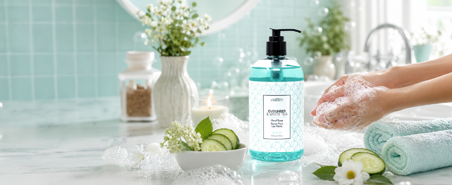 Cucumber &amp;amp; White Tea Hand Soap2