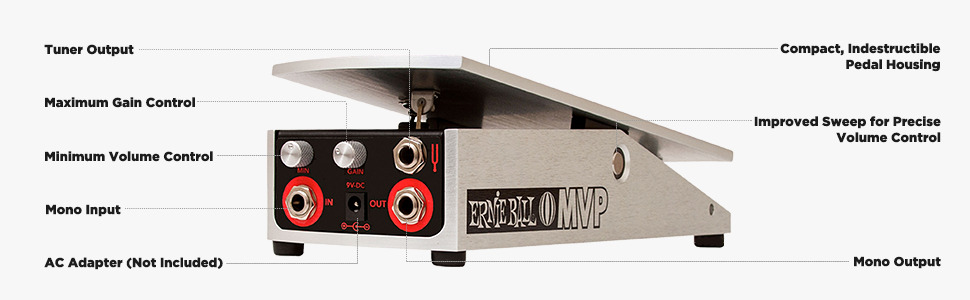 volume pedal features