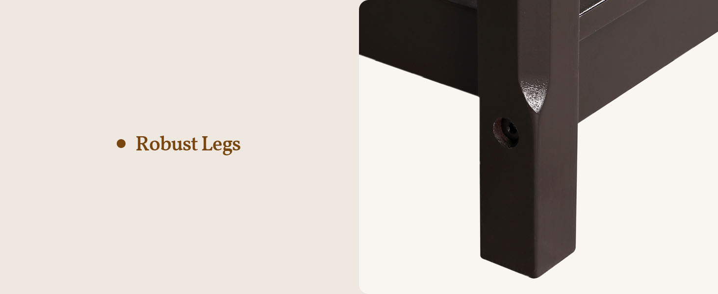 2-Layer End Table with Double X-Side Frame