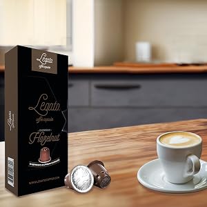 hazelnut coffee pods