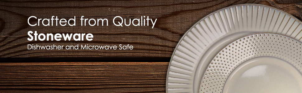 white stoneware dinnerware dish set microwave dishwasher safe 16 piece dining dinner set for 4