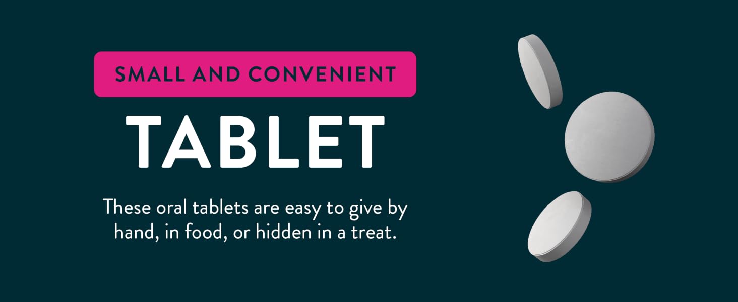 Small and convenient oral flea tablet