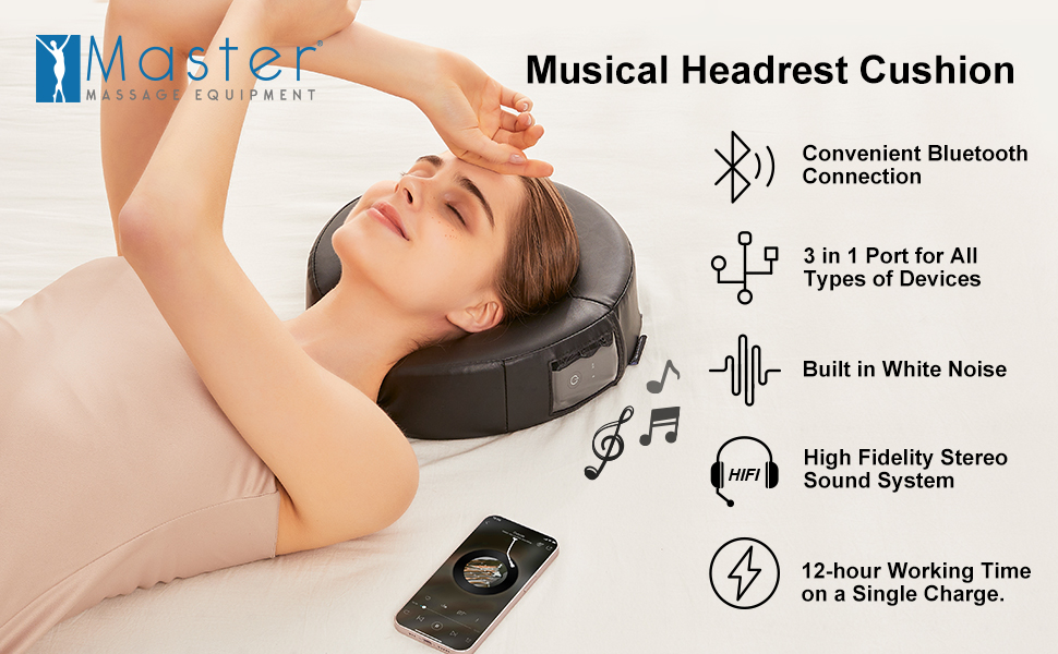 Musical Headrest Cushion
