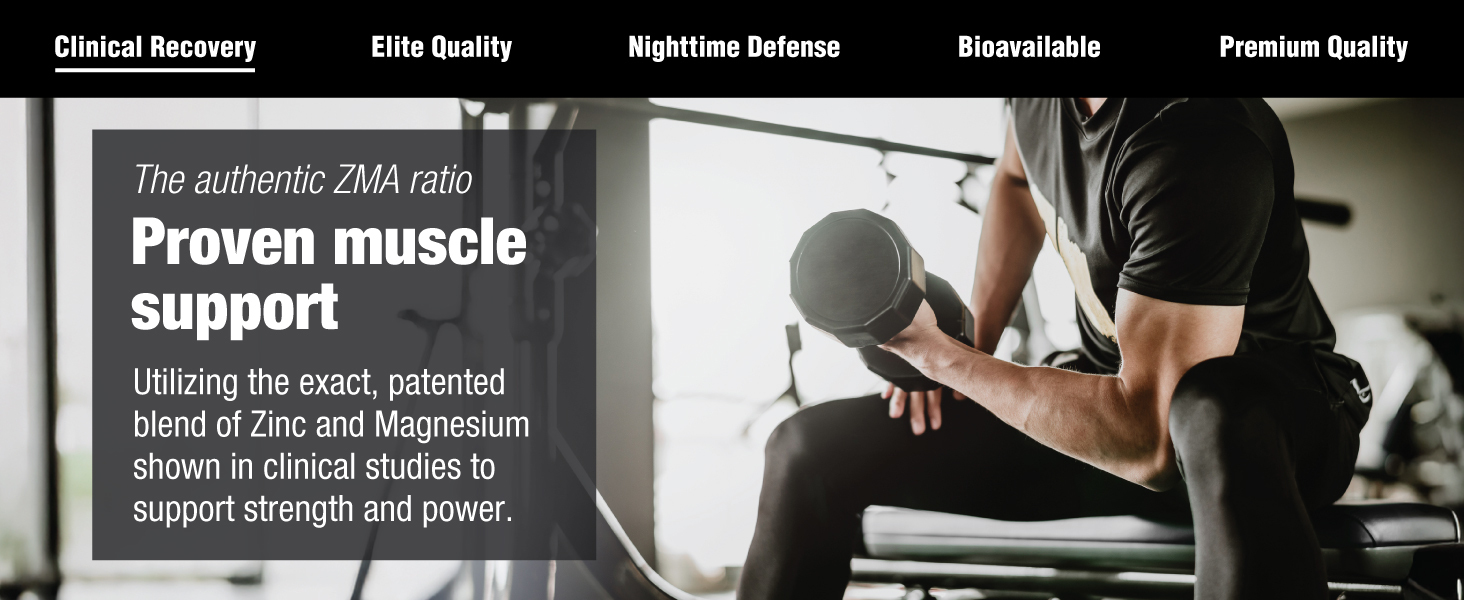 Nugenix PM ZMA testosterone booster for men sleep support anabolic hormone levels