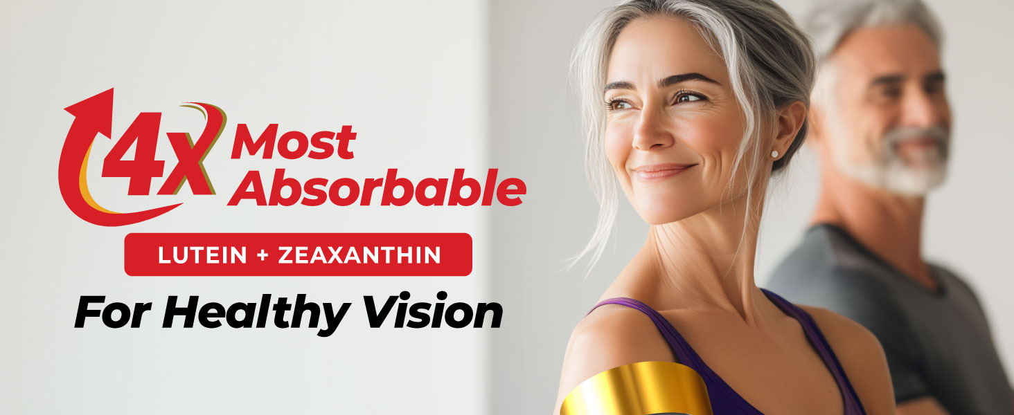 Eye health vitamins lutein zeaxanthin 4X absorbable for healthy vision support by AFC Japan