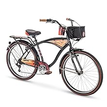 cruiser bike, huffy bike , panama jack bike, 26 inch bike, bike with basket , wicker basket , beach