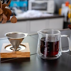 Pour over drip coffee maker