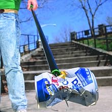 Unger commercial paper picker in use picking up litter