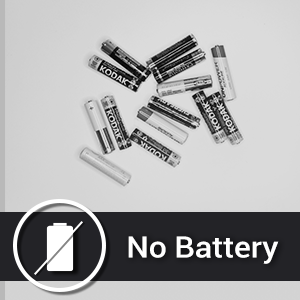 no battery