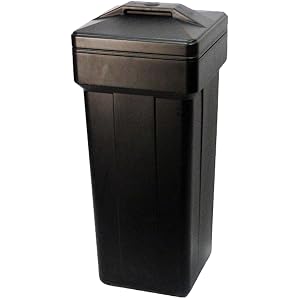 Black standard brine tank