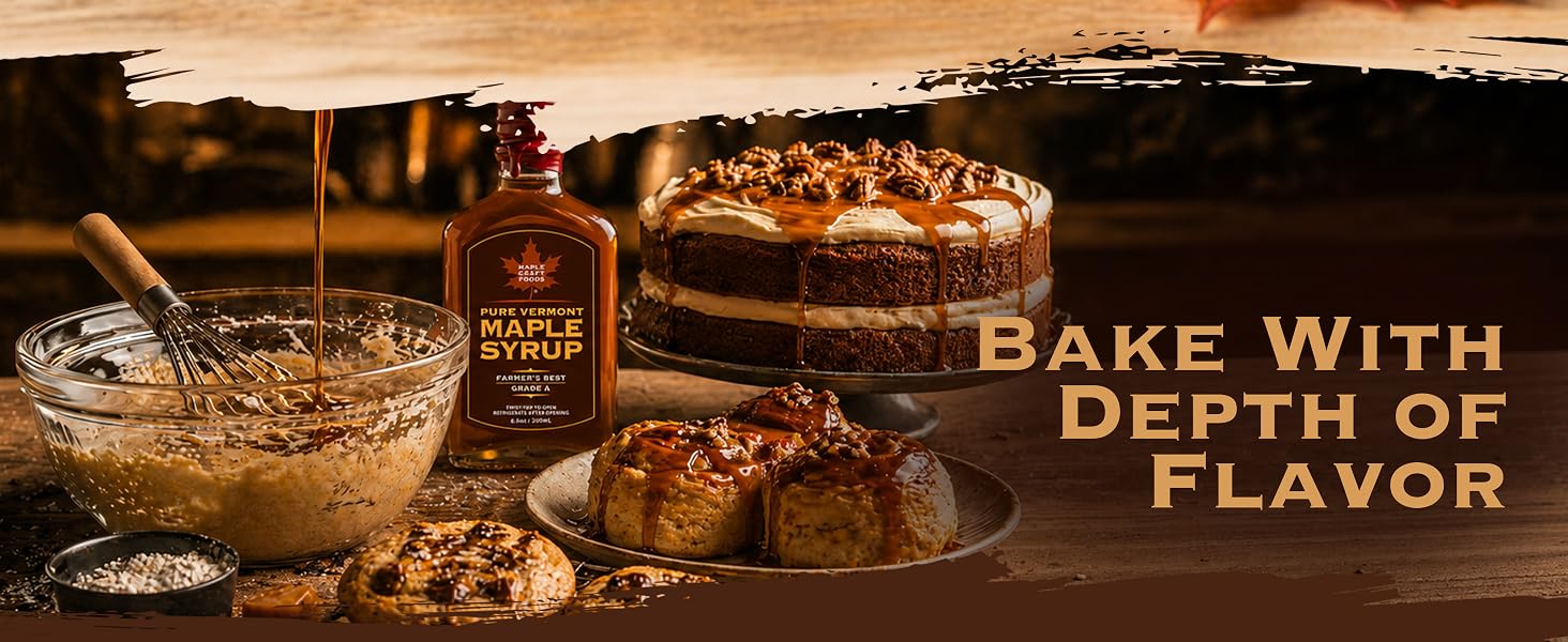 small batch maple syrup gourmet food gifts breakfast condiments maple drizzle baking ingredient