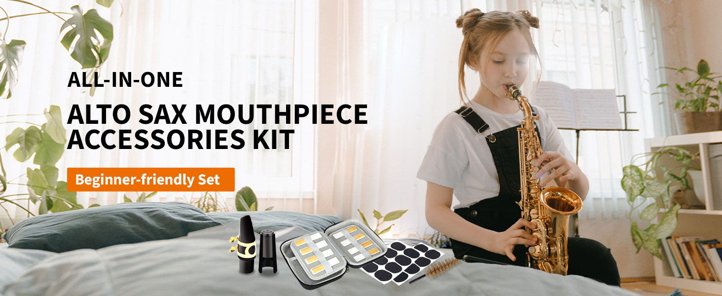 MS Alto Saxophone Mouthpiece Kit with EVA Storage Case