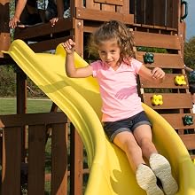 Castlebrook, WS 8355, swing set for kids, swing set with slides, wooden swing set, wooden play set