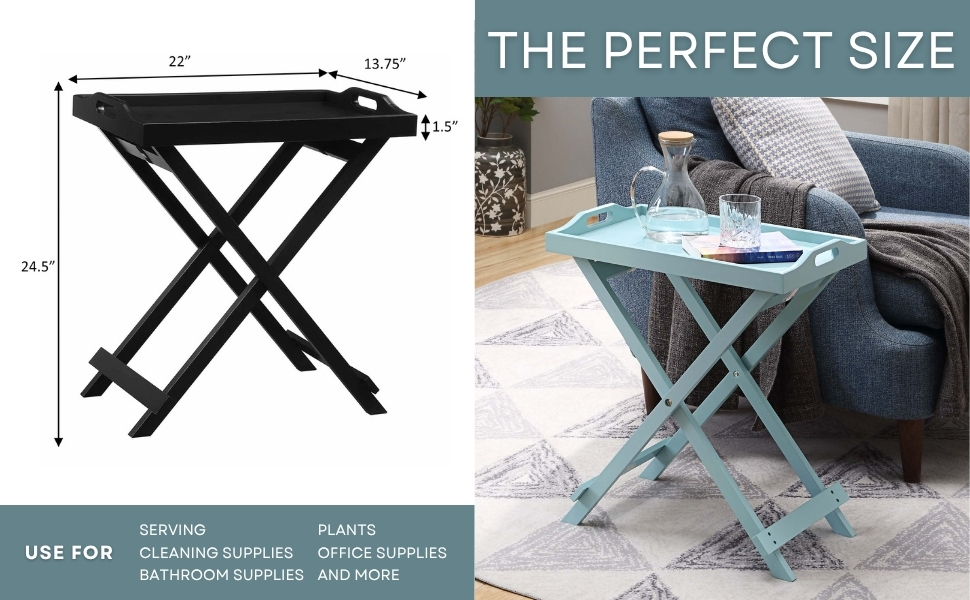 239900 Designs2Go Folding End Table