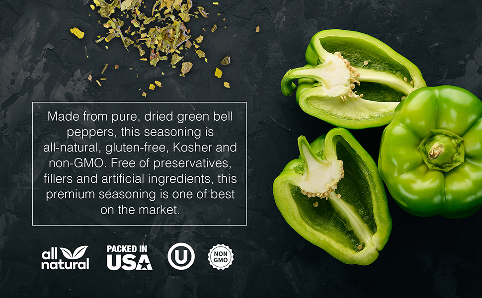 Green Bell Pepper Flakes