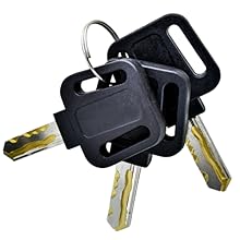Laser Cut Brass Keys