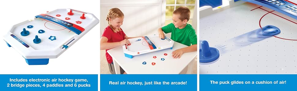 air hockey, tabletop game